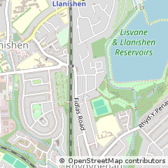 Map of Cardiff, South Glamorgan
