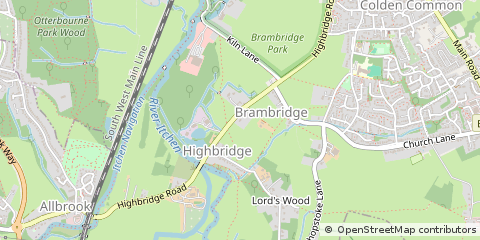 Map of Eastleigh