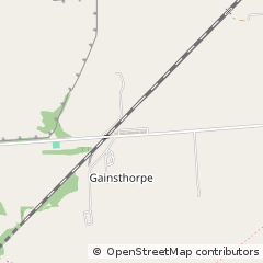 Map of Gainsborough, Lincolnshire