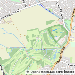 Map of Wakefield, West Yorkshire