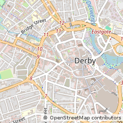 Map of Derby, Derbyshire