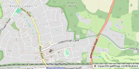 Map of Beaconsfield, Bucks