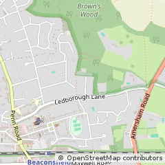 Map of Beaconsfield, Bucks