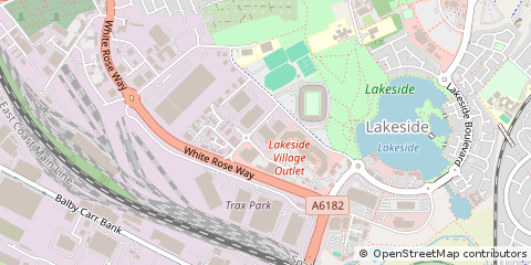Map of Doncaster