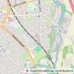 Map of Chorley, Lancashire