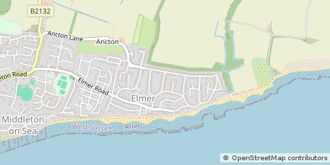 Map of Bognor Regis