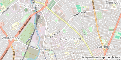 Map of Nottingham