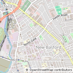 Map of Nottingham