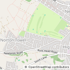 Map of Halifax, West Yorkshire