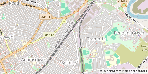 Map of Cardiff