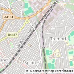 Map of Cardiff