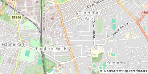 Map of Leicester