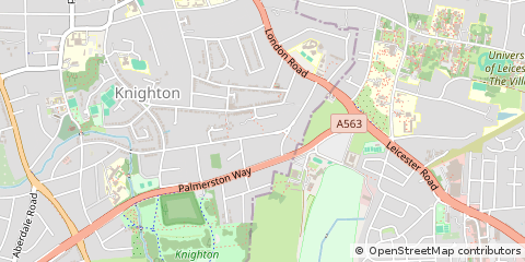 Map of Leicester