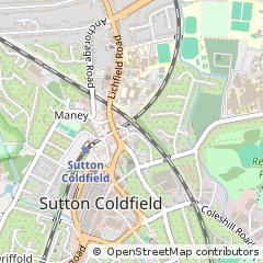 Map of Royal Town of Sutton Coldfield