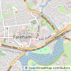 Map of Fareham