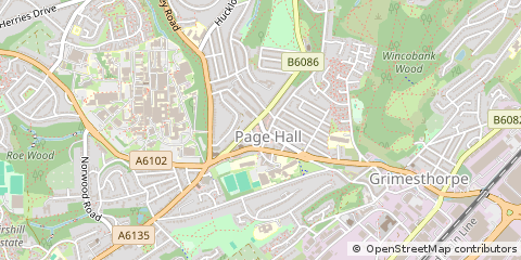 Map of Sheffield