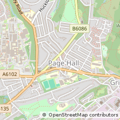 Map of Sheffield
