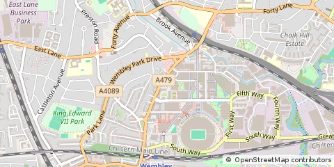 Map of Wembley