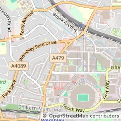 Map of Wembley