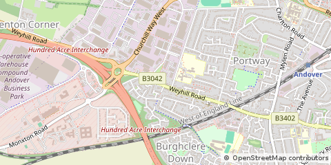 Map of Andover
