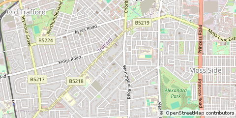 Map of Manchester
