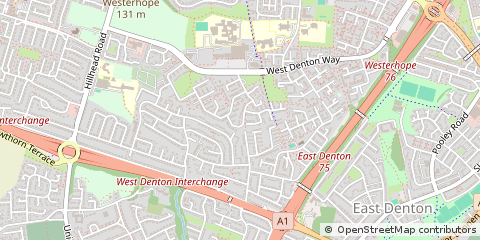 Map of Newcastle Upon Tyne