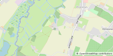 Map of Canterbury, Kent