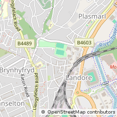 Map of Swansea
