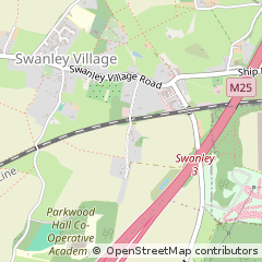 Map of Swanley, Kent