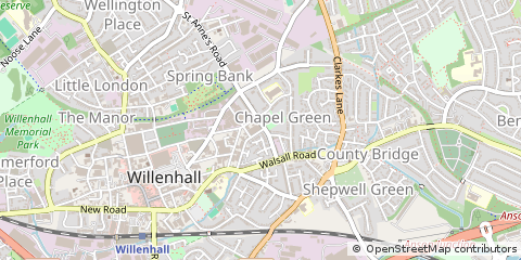 Map of Willenhall