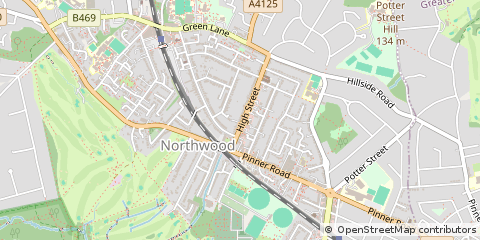 Map of Northwood