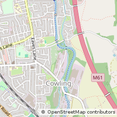 Map of Chorley, Lancashire