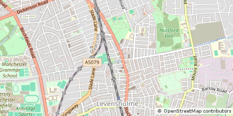 Map of Manchester