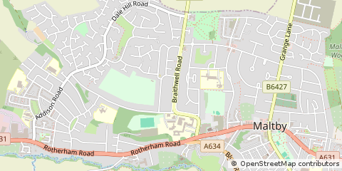 Map of Rotherham