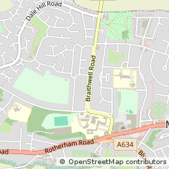 Map of Rotherham