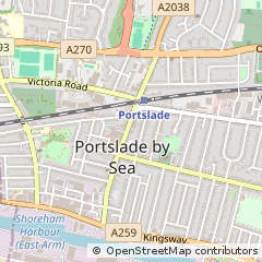 Map of Hove, East Sussex
