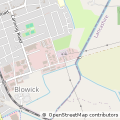 Map of Southport, Merseyside