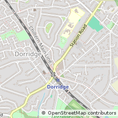 Map of Solihull, West Midlands