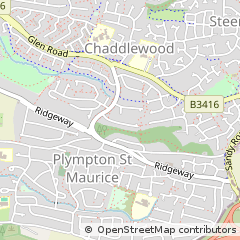 Map of Plymouth, Devon