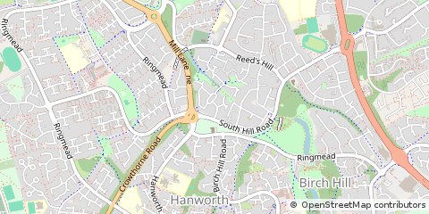 Map of Bracknell, Berkshire