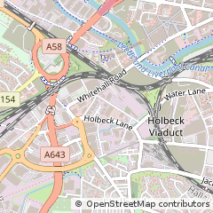 Map of Leeds, West Yorkshire
