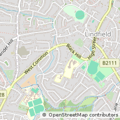 Map of Haywards Heath, West Sussex