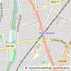 Map of Birmingham