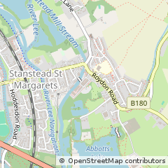 Map of Ware, Hertfordshire