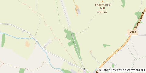 Map of Charwelton, Daventry