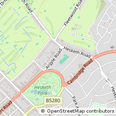 Map of Southport, Merseyside