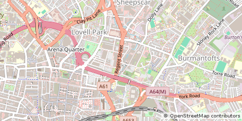 Map of Leeds