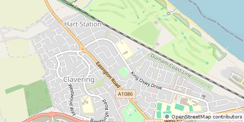 Map of Hartlepool, Devon