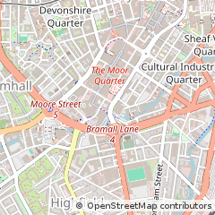 Map of Sheffield
