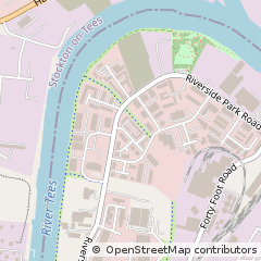 Map of Middlesbrough, Cleveland
